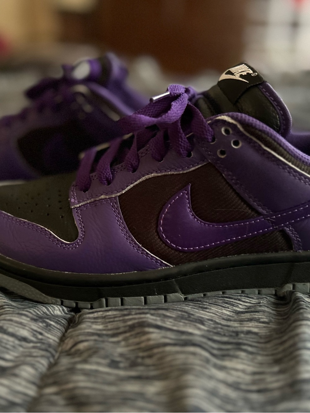 Purple/Black Nike Dunks - Picture 2 of 9